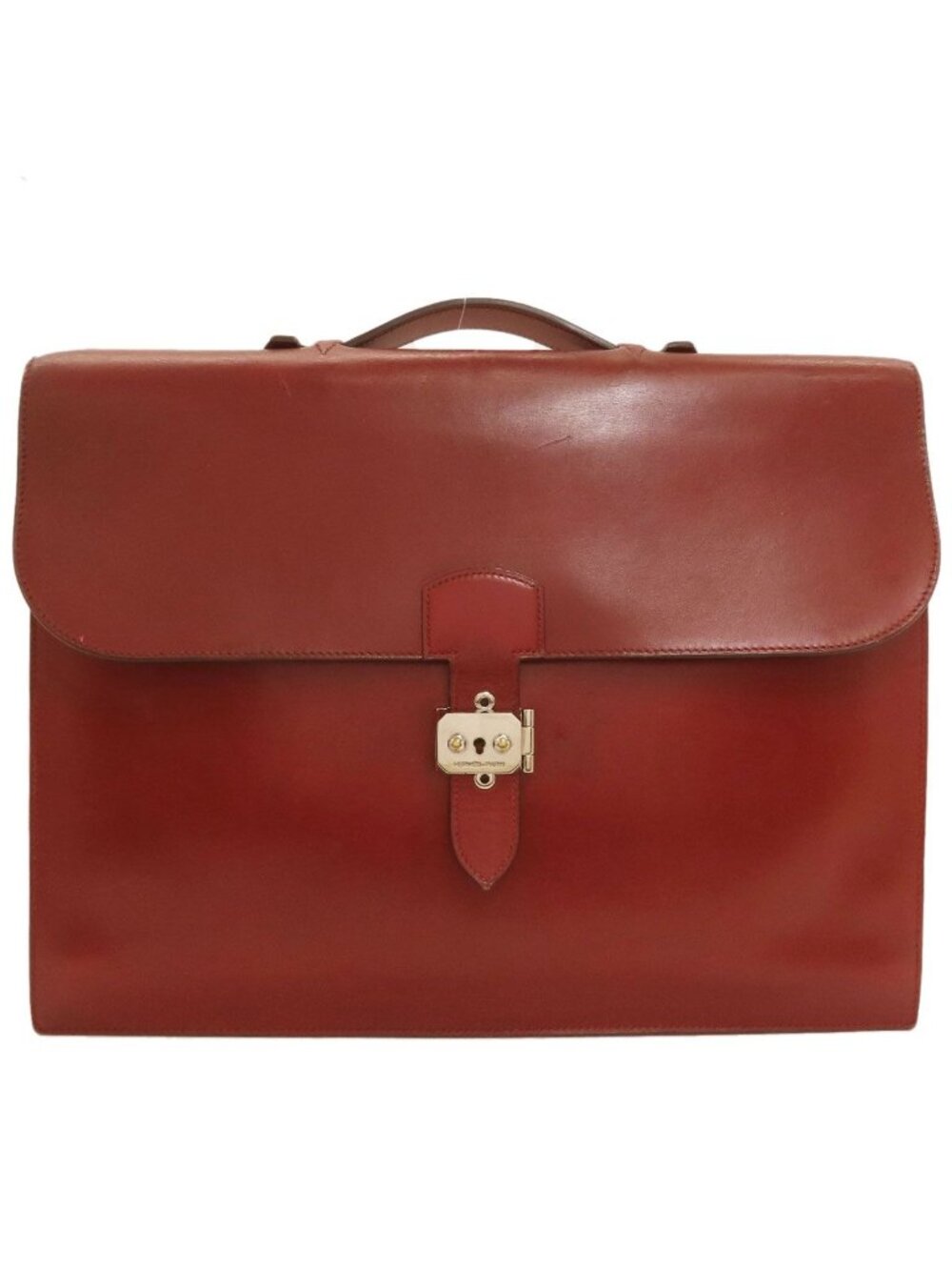 Hermes Sac a Depeches Silver Business Bag